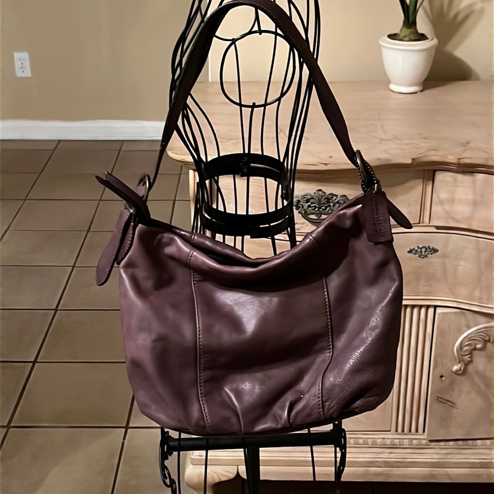 St. John’s Bay Vintage Oxblood Leather Purse Handbag